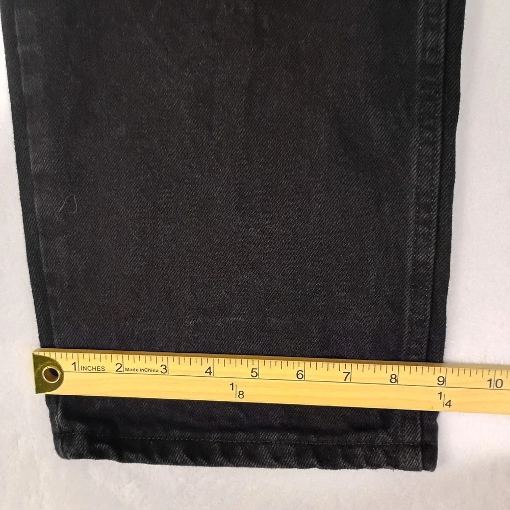 Rustler Mens‎ Regular Fit Straight Leg Black Jeans 100% Cotton 42x32 87619CB